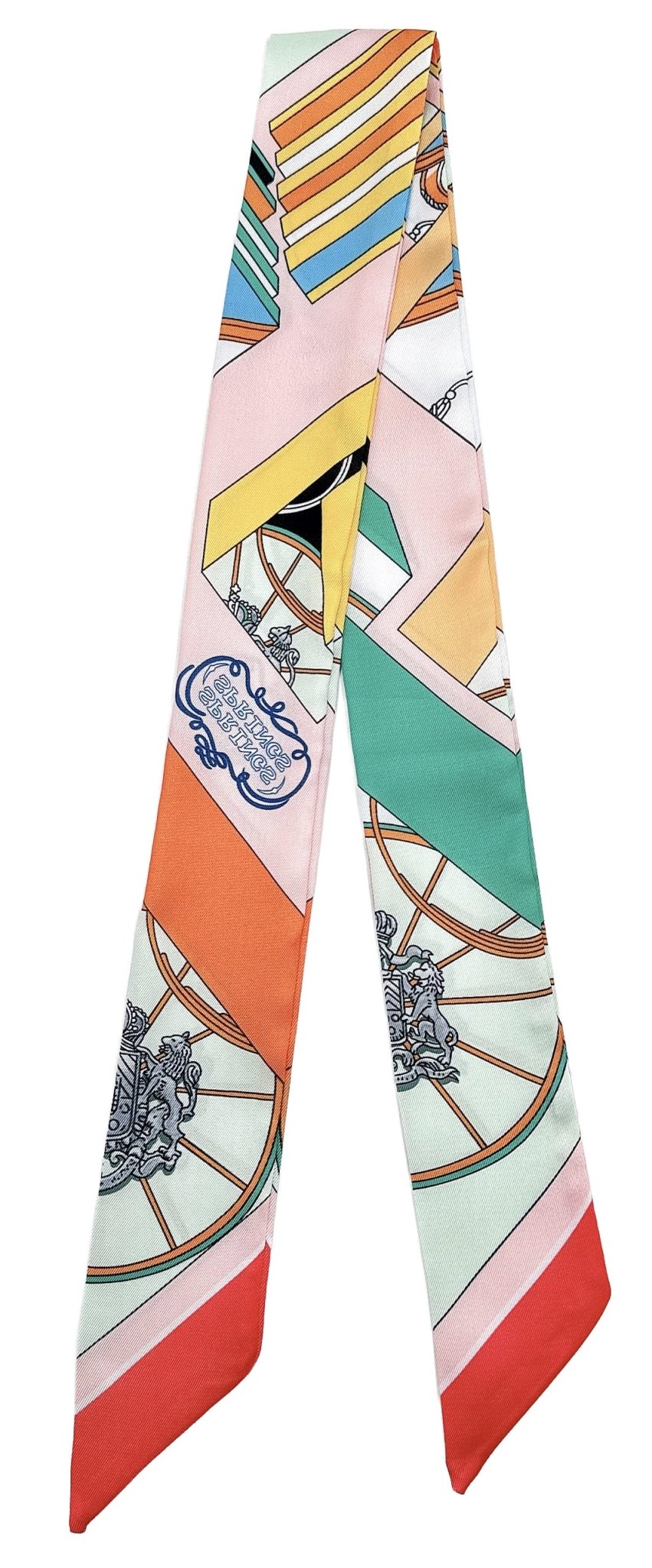 WLLS234 City Block Skinny Scarf - MiMi Wholesale