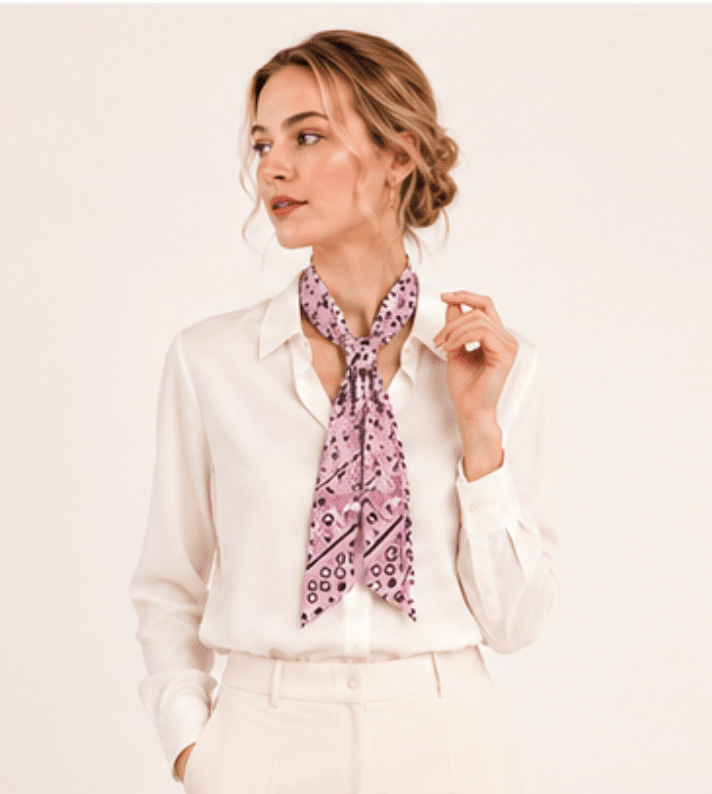 WLLS304 Bandana Skinny Scarf - MiMi Wholesale