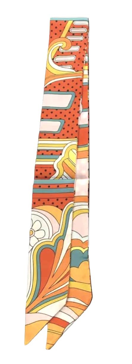 WLLS305 Oriental Skinny Scarf - MiMi Wholesale