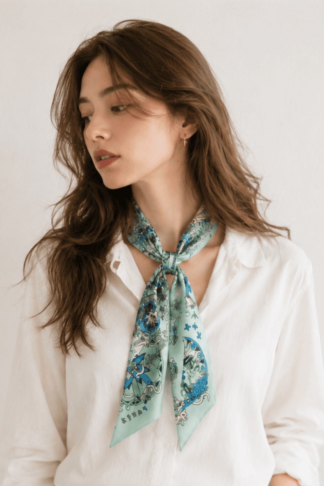 WLLS309 Circus Skinny Scarf - MiMi Wholesale