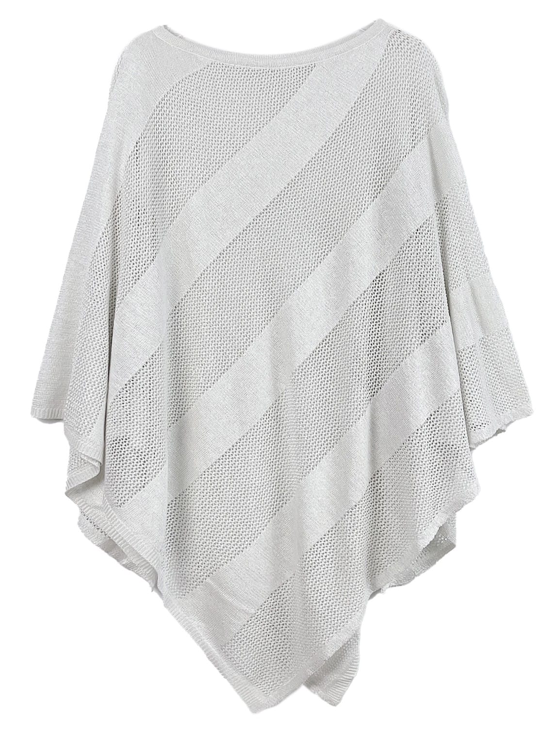 WLP410132 Lurex Mesh Poncho - MiMi Wholesale