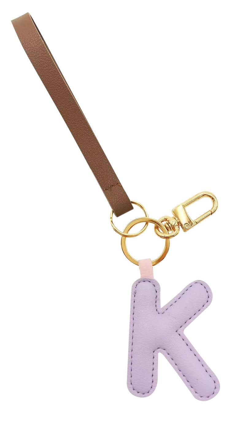 YAK510030 Alphabet Keychain/Bag Charm - MiMi Wholesale