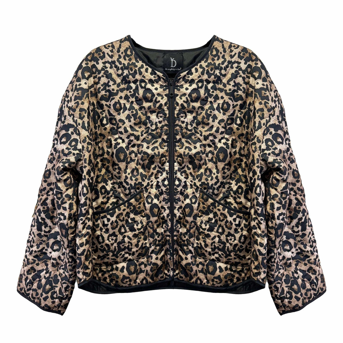 ZCJS632 Darby Leopard Print Jacket - MiMi Wholesale