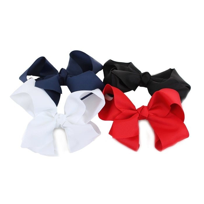 12 Pack Monogrammable Hair Bows - MiMi Wholesale