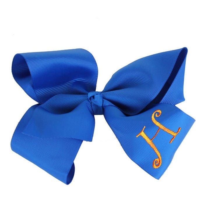 12 Pack Monogrammable Hair Bows - MiMi Wholesale