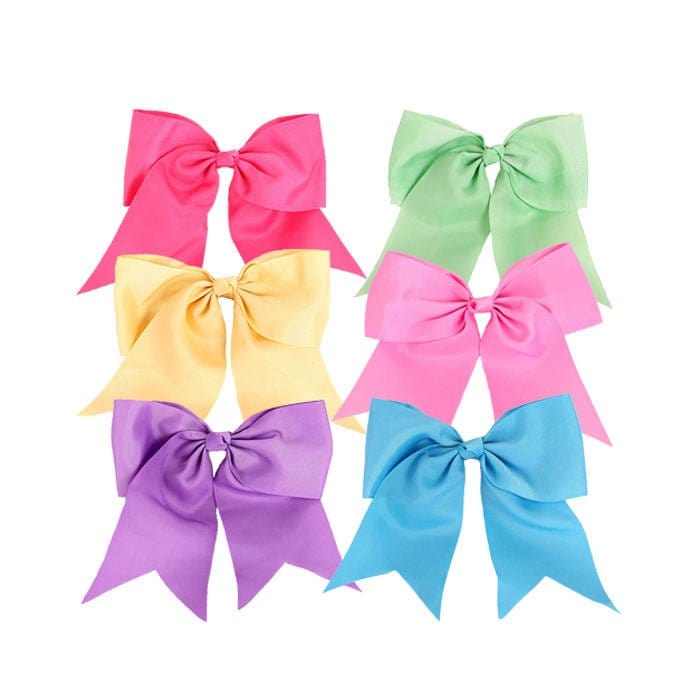 12 Pieces Tail Hair Bow - MiMi Wholesale