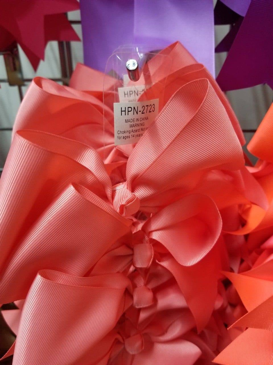12 Pieces Tail Hair Bow - MiMi Wholesale