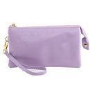 7013 Monogrammable Three Compartments Crossbody Bag - MiMi Wholesale