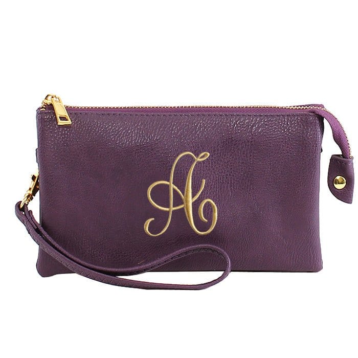 7013 Monogrammable Three Compartments Crossbody Bag - MiMi Wholesale