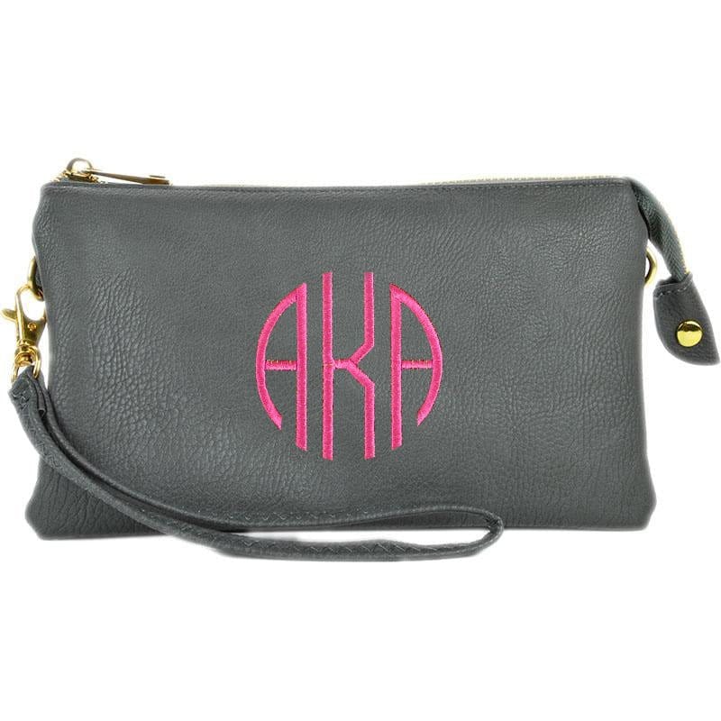 7013 Monogrammable Three Compartments Crossbody Bag - MiMi Wholesale