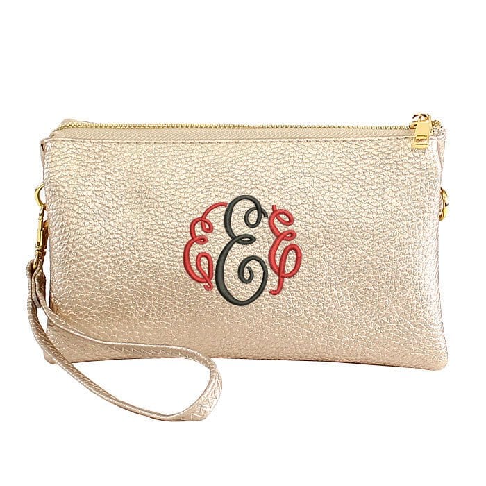 7013 Monogrammable Three Compartments Crossbody Bag - MiMi Wholesale