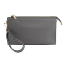 7070 Jaylene Three Compartments Crossbody Bag - MiMi Wholesale
