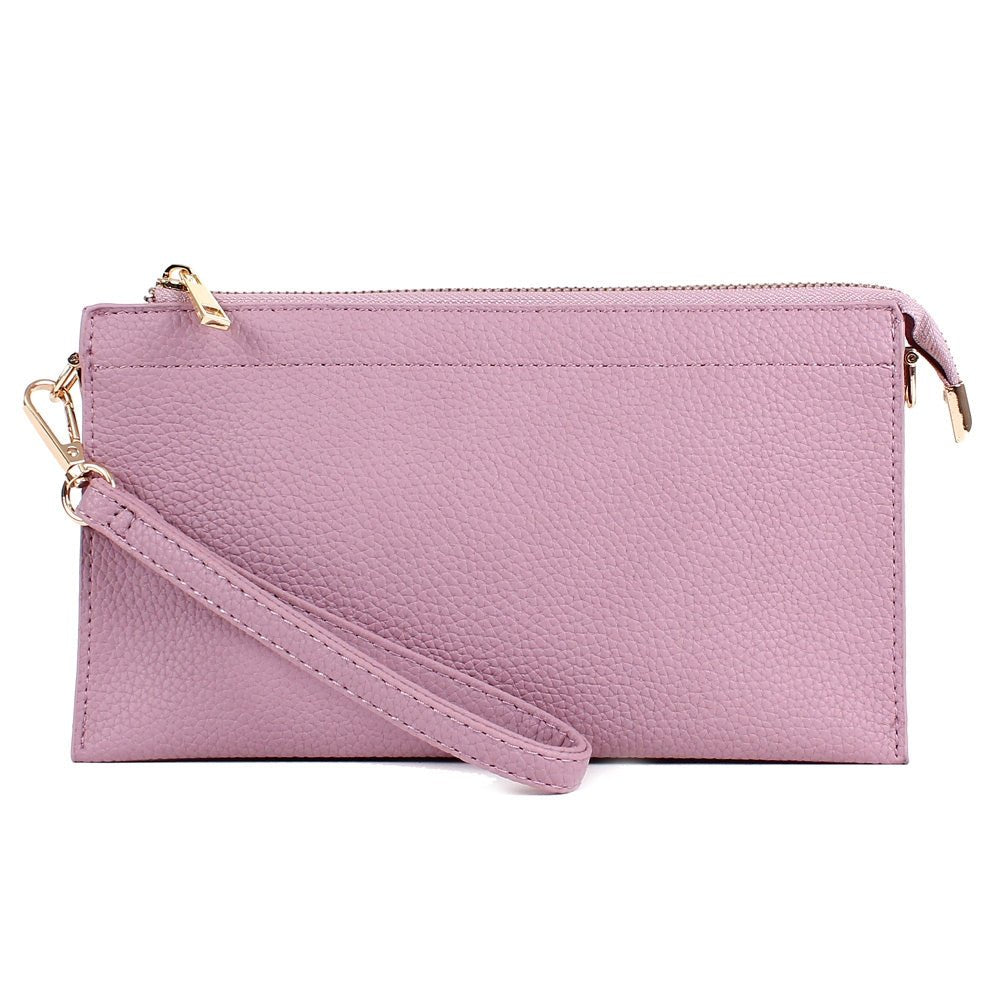 7070 Jaylene Three Compartments Crossbody Bag - MiMi Wholesale
