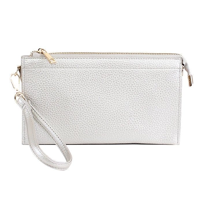7070 Jaylene Three Compartments Crossbody Bag - MiMi Wholesale