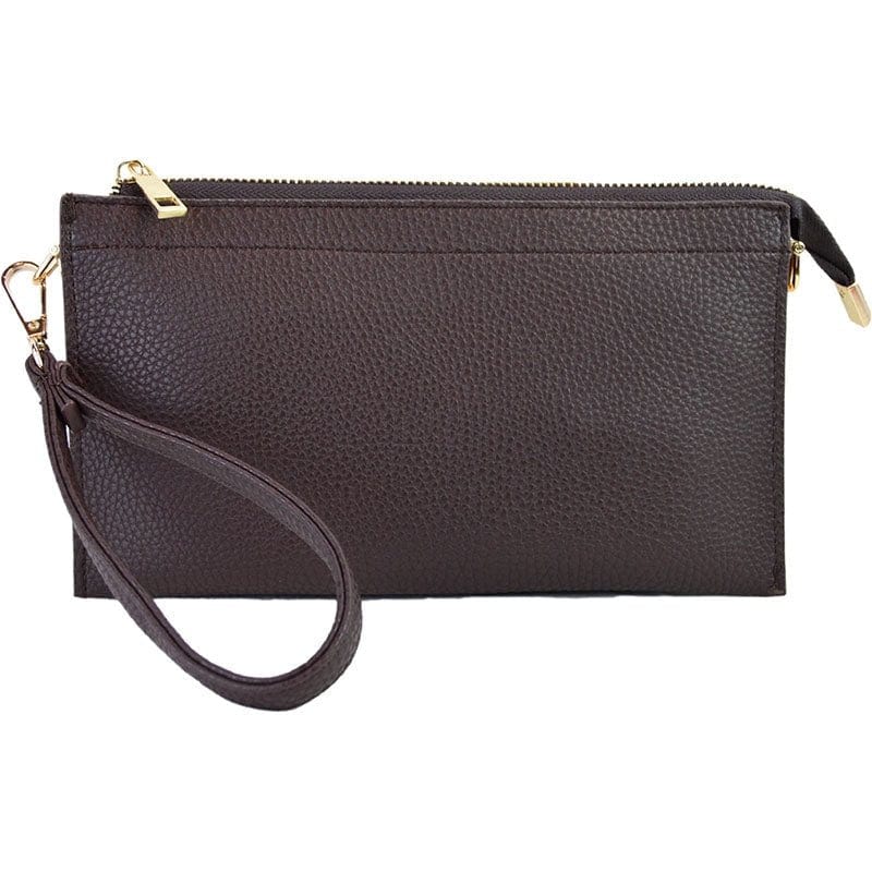 7070 Jaylene Three Compartments Crossbody Bag - MiMi Wholesale