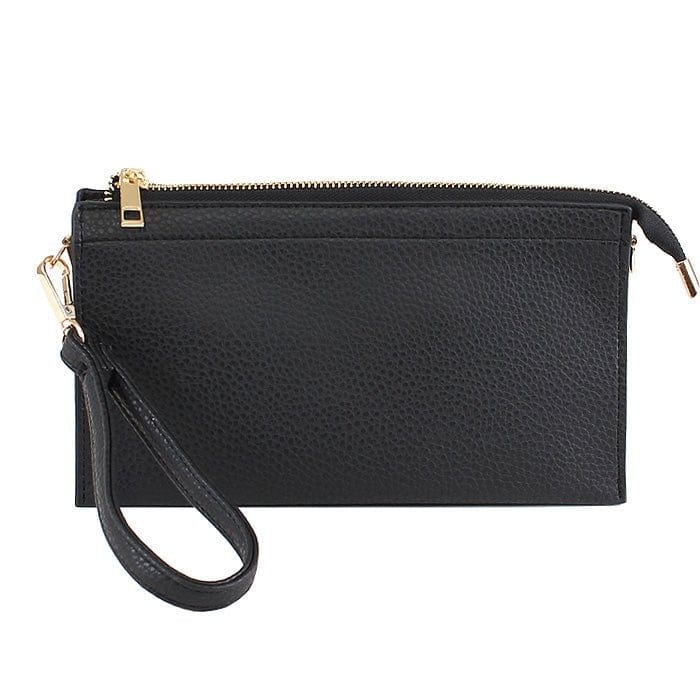 7070 Jaylene Three Compartments Crossbody Bag - MiMi Wholesale