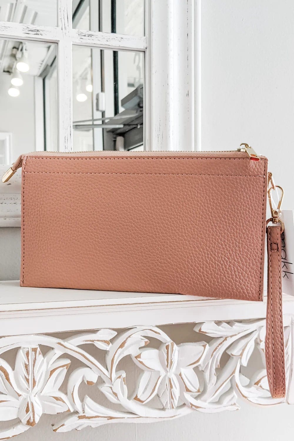 7070 Jaylene Three Compartments Crossbody Bag - MiMi Wholesale