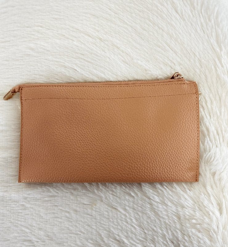 7070 Jaylene Three Compartments Crossbody Bag - MiMi Wholesale
