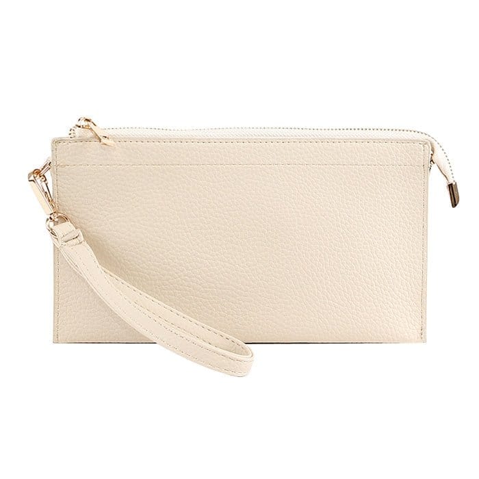 7070 Jaylene Three Compartments Crossbody Bag - MiMi Wholesale