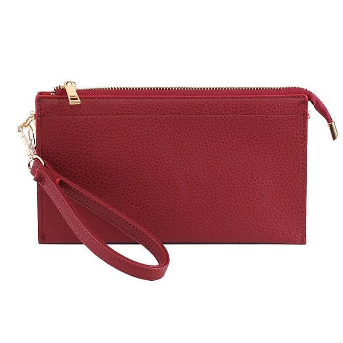 7070 Jaylene Three Compartments Crossbody Bag - MiMi Wholesale