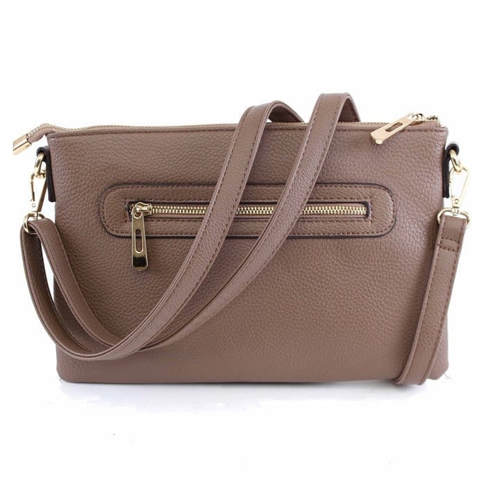 8623 Ellen Three Compartment Wristlet Fashion Clutch/Crossbody - MiMi Wholesale