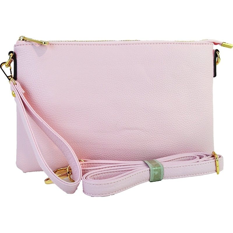 8623 Ellen Three Compartment Wristlet Fashion Clutch/Crossbody - MiMi Wholesale