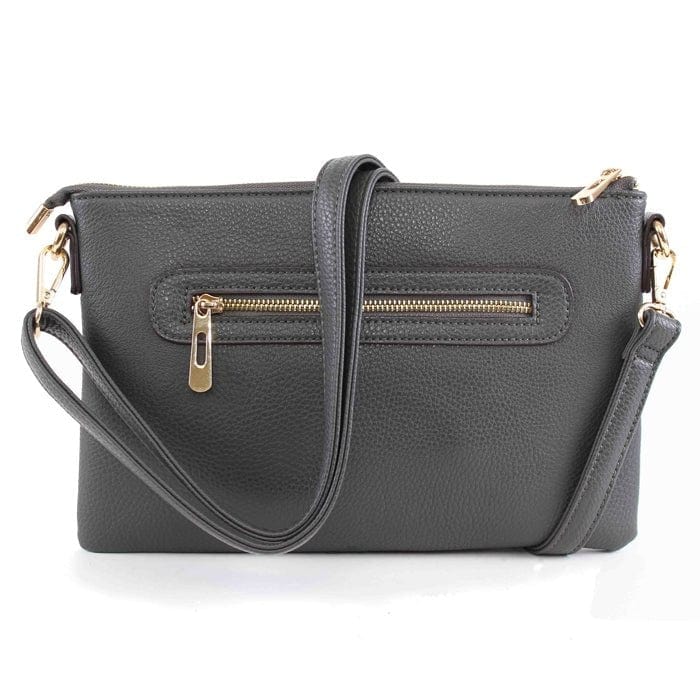 8623 Ellen Three Compartment Wristlet Fashion Clutch/Crossbody - MiMi Wholesale