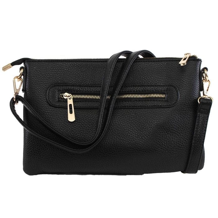 8623 Ellen Three Compartment Wristlet Fashion Clutch/Crossbody - MiMi Wholesale