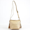 A8008 Crossbody Bag w/ 2 Side Tassel Zippers - MiMi Wholesale