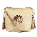 A8008 Crossbody Bag w/ 2 Side Tassel Zippers - MiMi Wholesale