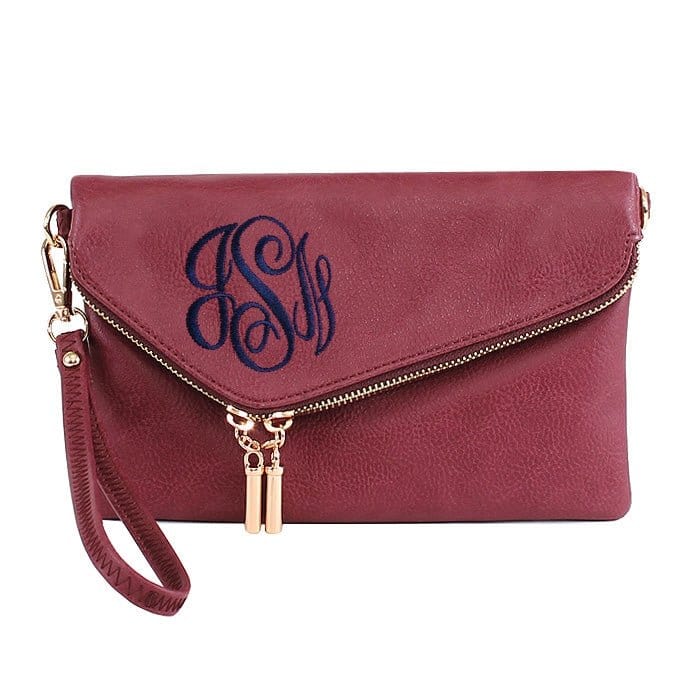 AD2585 Monogrammable Envelope Clutch/Crossbody Bag - MiMi Wholesale