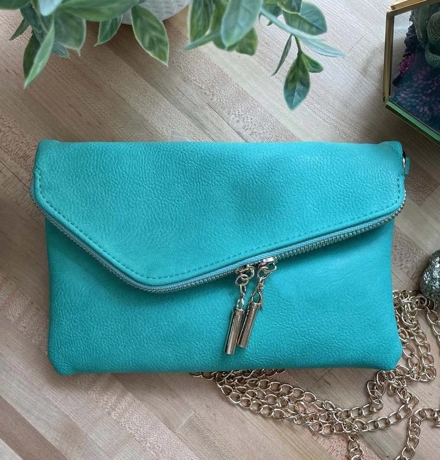 AD2585 Monogrammable Envelope Clutch/Crossbody Bag - MiMi Wholesale