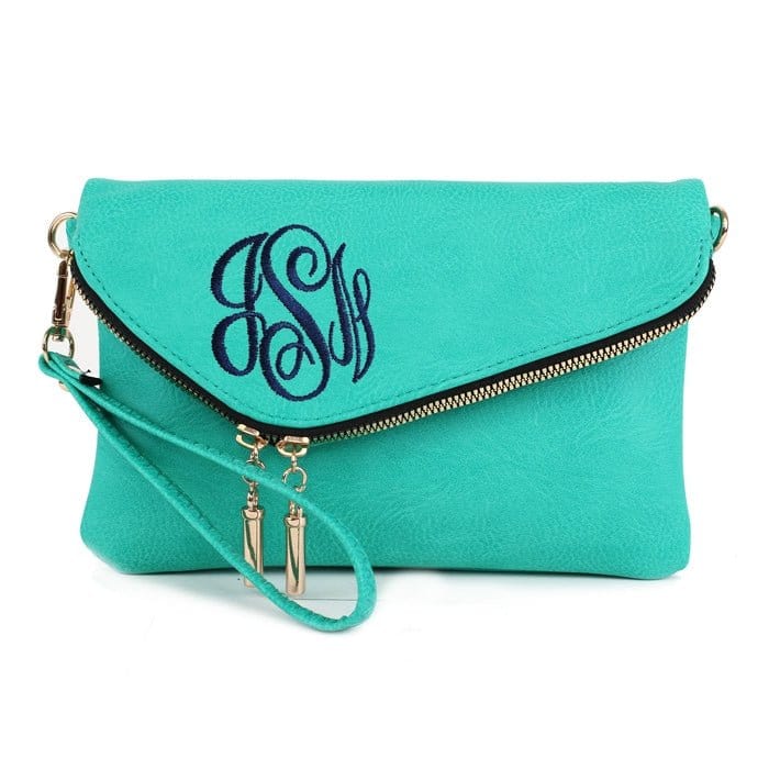 AD2585 Monogrammable Envelope Clutch/Crossbody Bag - MiMi Wholesale