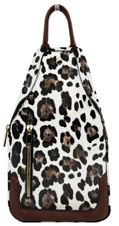 AD2766 Vegan Leather Fashion Sling Backpack Bag - MiMi Wholesale
