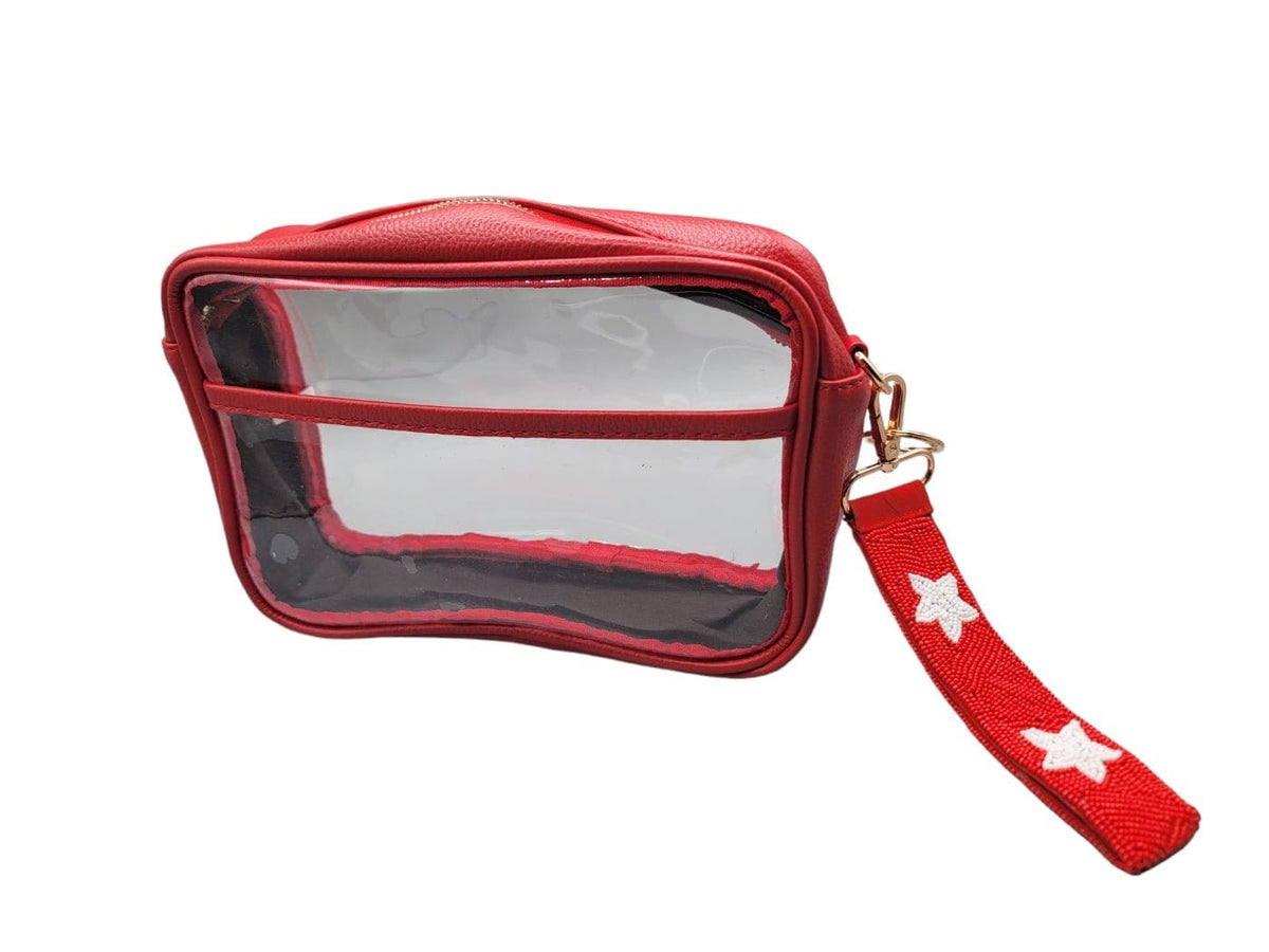BAH001 Star Beaded Keychain Wristlet - MiMi Wholesale