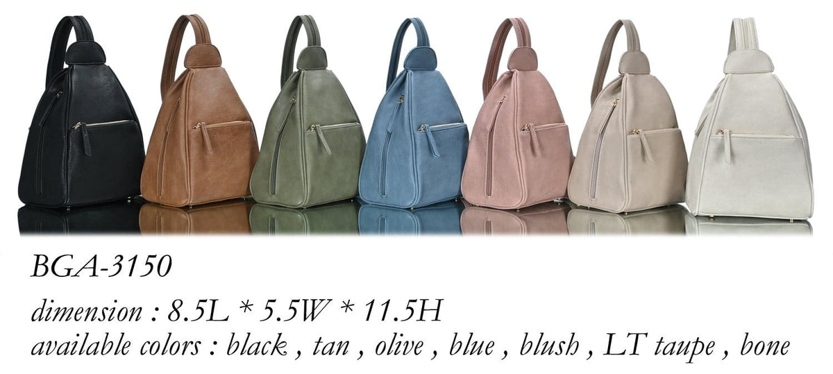 BGA3150 Convertible Sling Backpack - MiMi Wholesale
