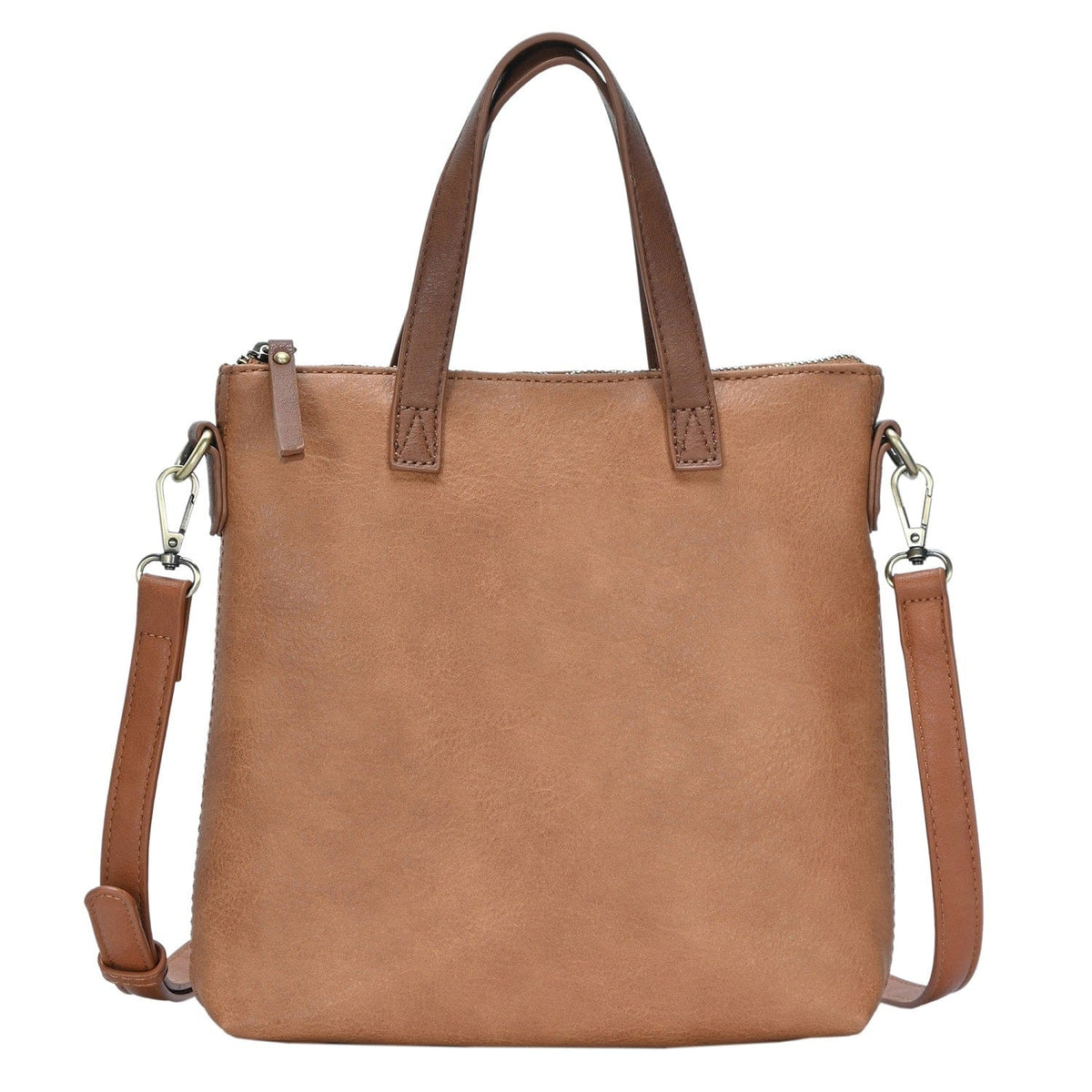 BGA46333 Zipper Top Handle Bag/Crossbody w/ 8" Tablet Pocket - MiMi Wholesale