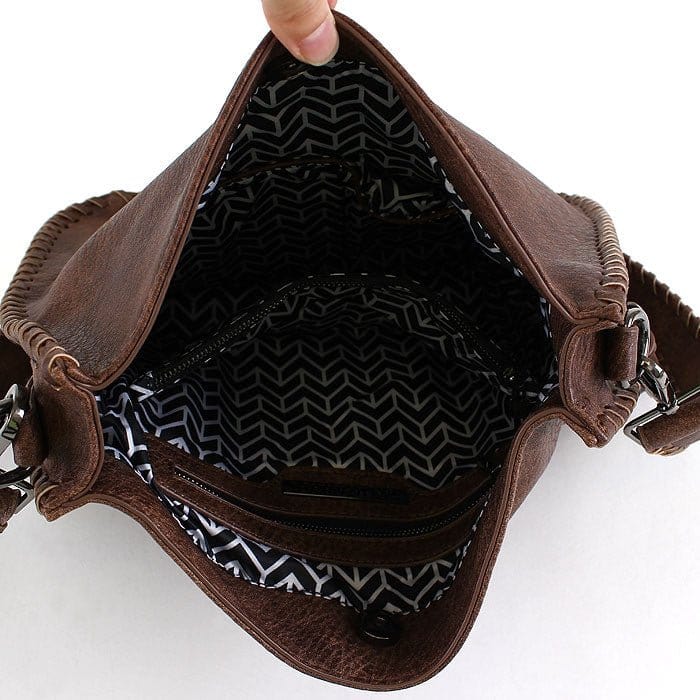 BGA5063 Monogrammable Whipstitch Fashion Bag/Crossbody - MiMi Wholesale