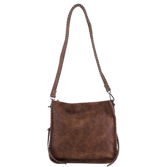 BGA5063 Monogrammable Whipstitch Fashion Bag/Crossbody - MiMi Wholesale