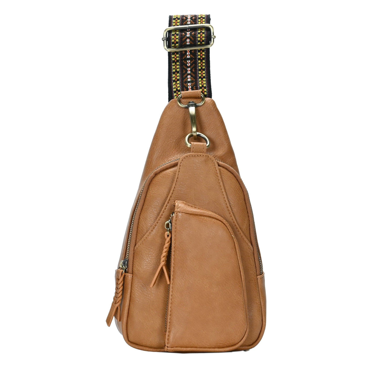 BGA5704 Zoey Boho Sling Bag With Guitar Strap - MiMi Wholesale