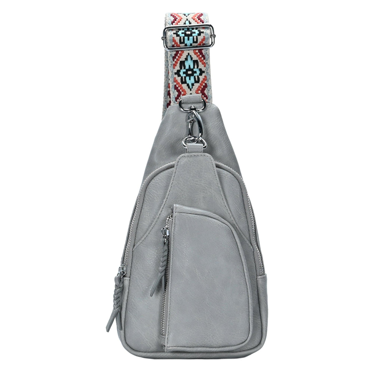 BGA5704 Zoey Boho Sling Bag With Guitar Strap - MiMi Wholesale