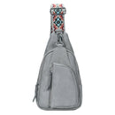 BGA5704 Zoey Boho Sling Bag With Guitar Strap - MiMi Wholesale