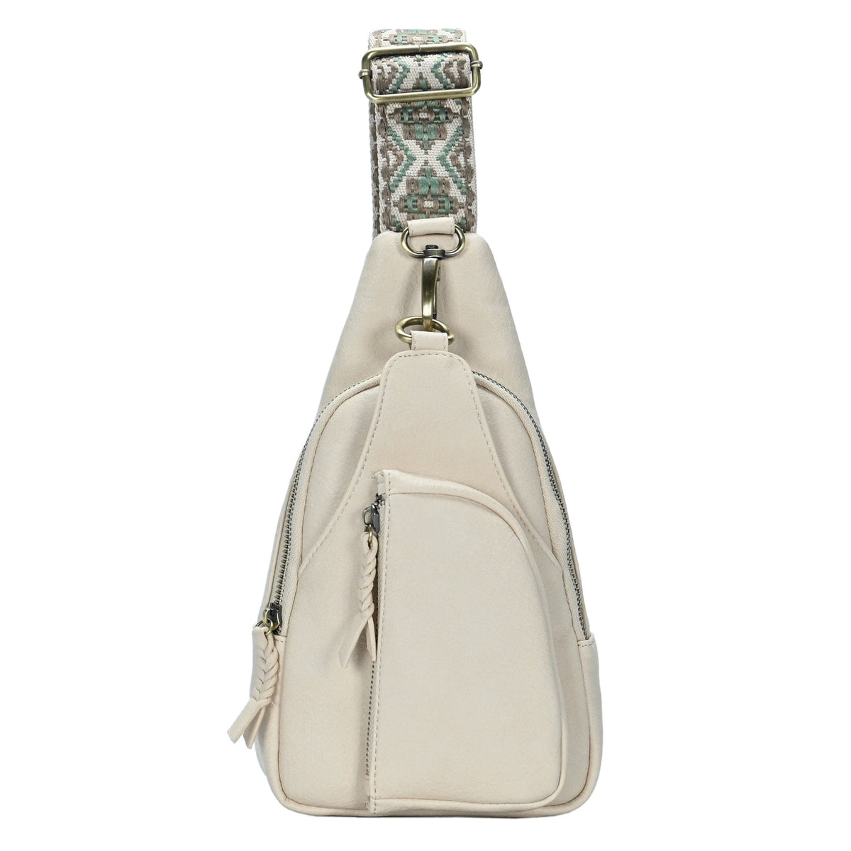 BGA5704 Zoey Boho Sling Bag With Guitar Strap - MiMi Wholesale