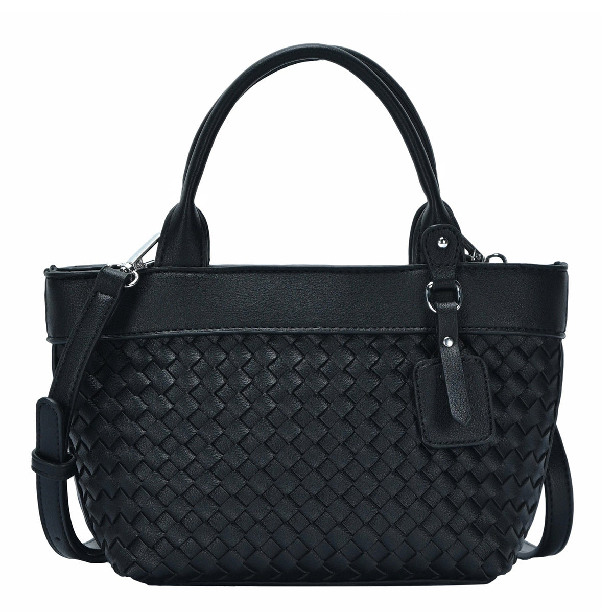 BGA6393 Marie Woven Crossbody/Handbag - MiMi Wholesale