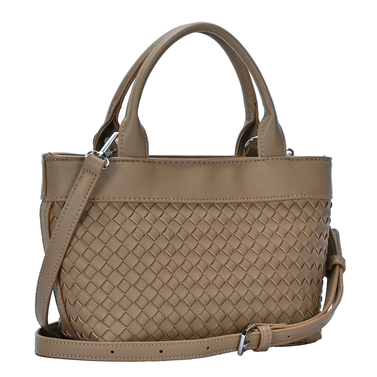 BGA6393 Marie Woven Crossbody/Handbag - MiMi Wholesale