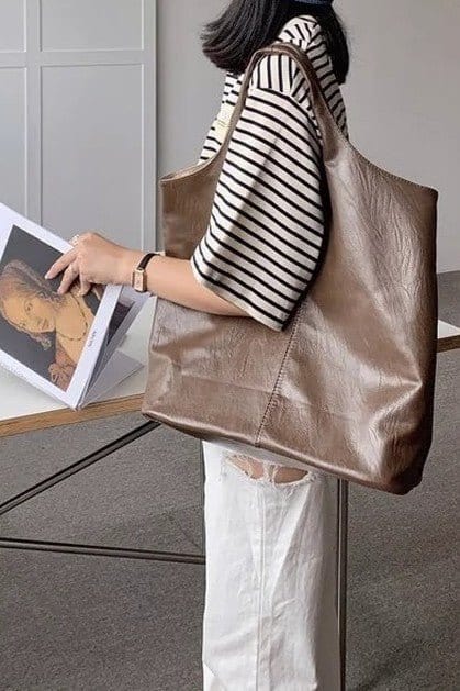 BGA6409 Gracie Minimalist Hobo Tote Bag - MiMi Wholesale