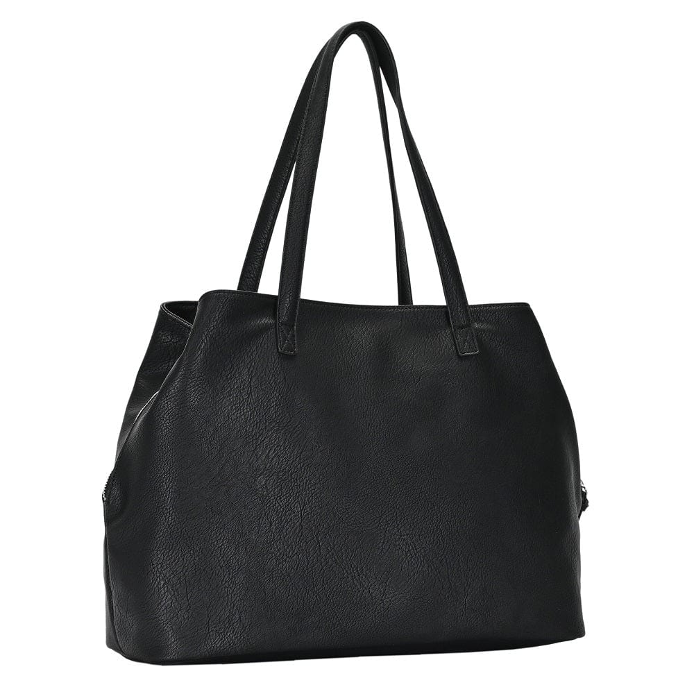 BGA82725 Three Compartment Weekender/Shoulder Bag w/ Pouch - MiMi Wholesale