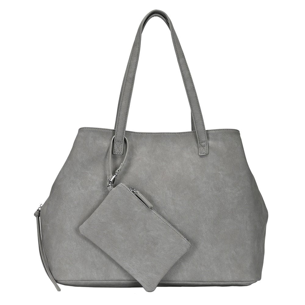 BGA82725 Three Compartment Weekender/Shoulder Bag w/ Pouch - MiMi Wholesale