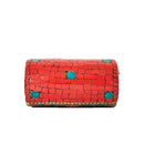 BGAIN89 Ami Mosaic Clutch With Chain Strap - MiMi Wholesale