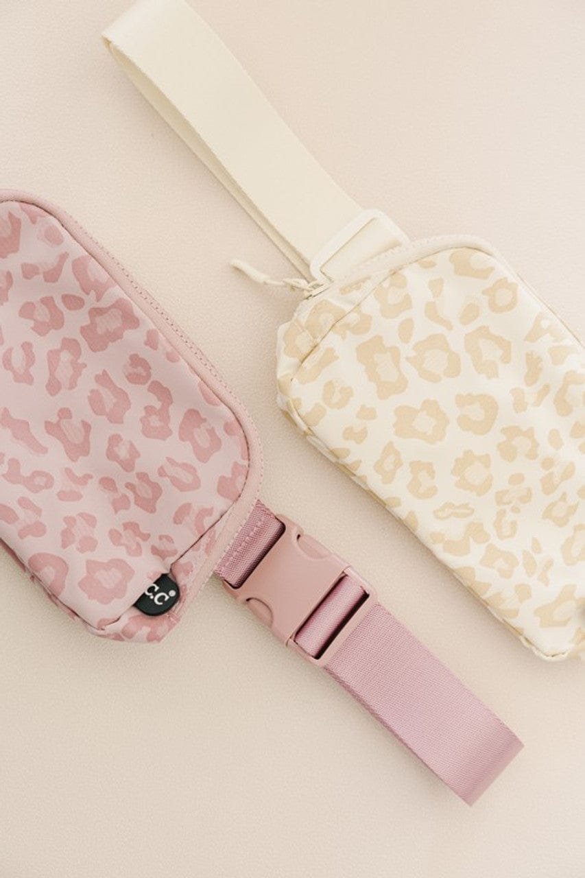 BGS4255 Leopard C.C Fanny Pack - MiMi Wholesale